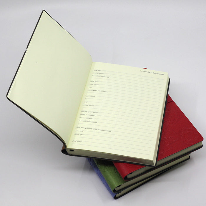 CIAK Travel Notebook - Medium (B6) - Plain/Ruled Pages - Red