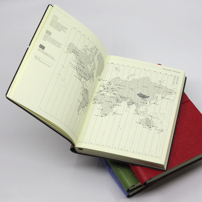 CIAK Travel Notebook - Medium (B6) - Plain/Ruled Pages - Red