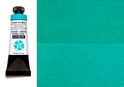 DANIEL SMITH Gouache - 15mL - Cobalt Teal Blue (PG50)
