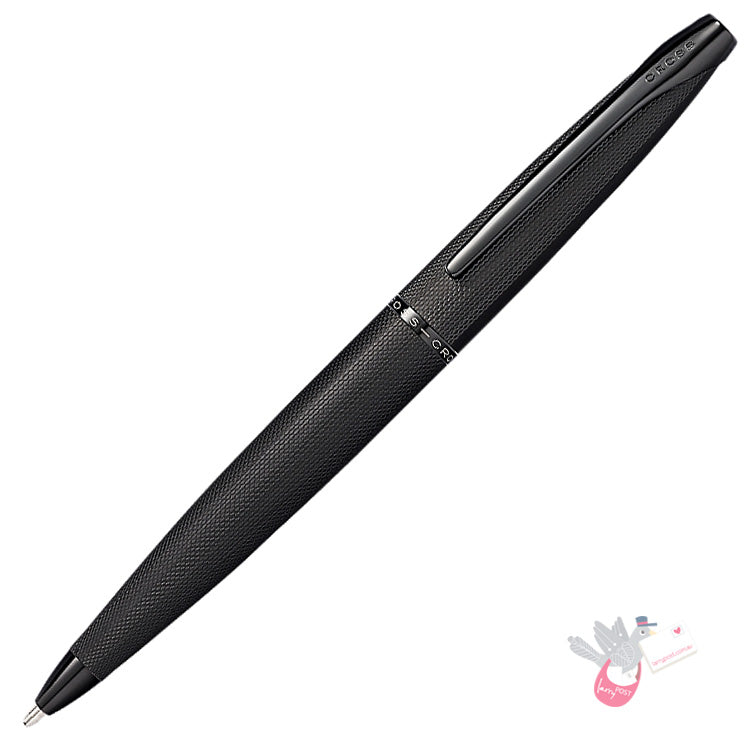 CROSS ATX Ballpoint - Brushed Black with Diamond Etch