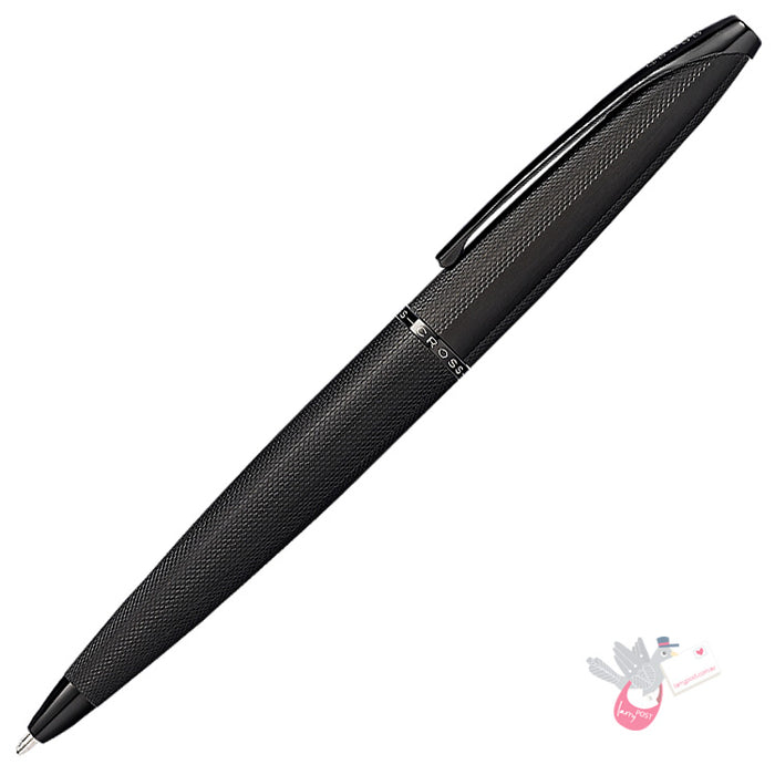 CROSS ATX Ballpoint - Brushed Black with Diamond Etch