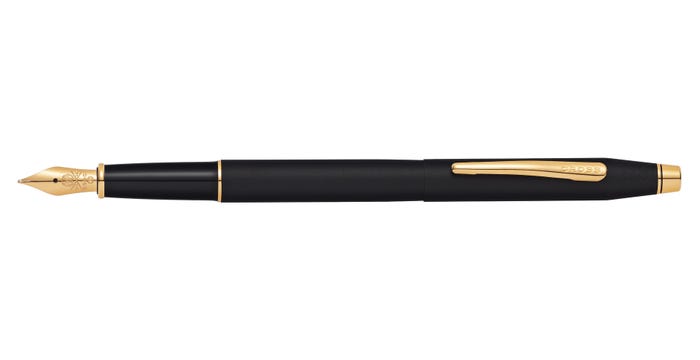 CROSS Classic Century Fountain Pen - Classic Black - Medium Nib
