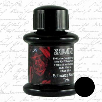 DE ATRAMENTIS Fountain Pen Ink 35mL - Black Roses Fragrance  - Dark Grey Colour