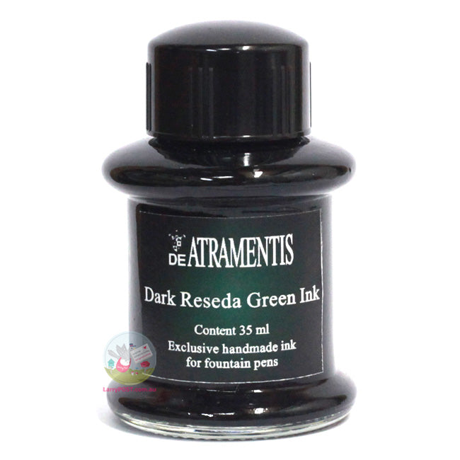 DE ATRAMENTIS Fountain Pen Ink 35mL - Dark Reseda Green