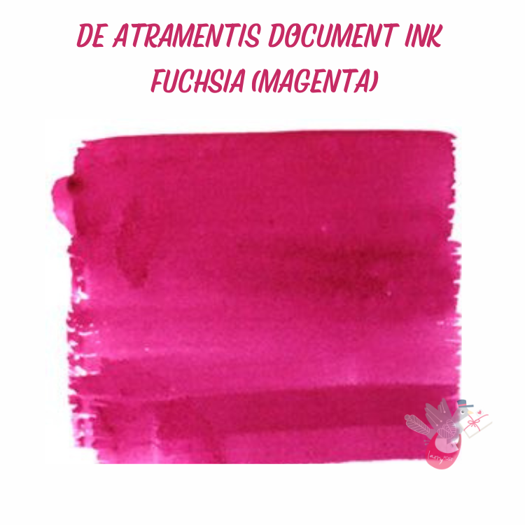 DE ATRAMENTIS Permanent Document Ink - Fuchsia (Magenta) - 2mL SAMPLE