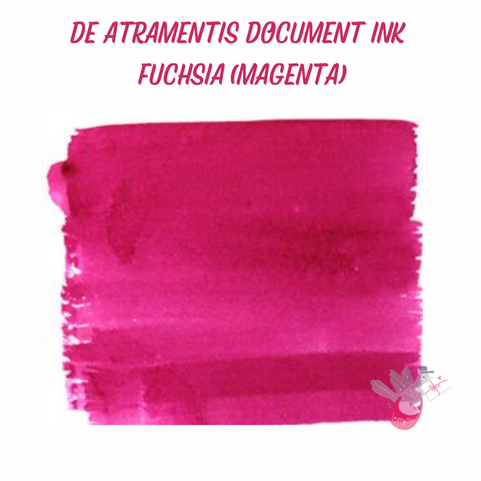 DE ATRAMENTIS Permanent Document Ink - Fuchsia (Magenta) - 2mL SAMPLE