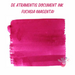 DE ATRAMENTIS Permanent Document Ink - Fuchsia (Magenta) - 2mL SAMPLE