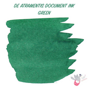 DE ATRAMENTIS Permanent Document Ink - Green - 2mL SAMPLE