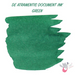 DE ATRAMENTIS Permanent Document Ink - Green - 2mL SAMPLE