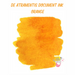 DE ATRAMENTIS Permanent Document Ink - Yellow - 2mL SAMPLE