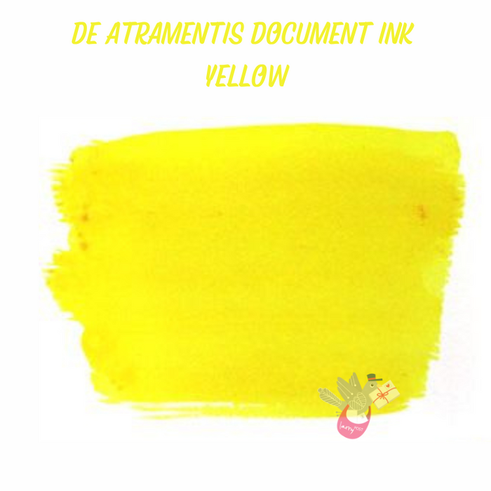 DE ATRAMENTIS Permanent Document Ink - Yellow - 2mL SAMPLE