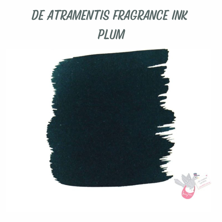 DE ATRAMENTIS Ink - Plum Fragrance  - Plum Blue Colour - 4mL SAMPLE
