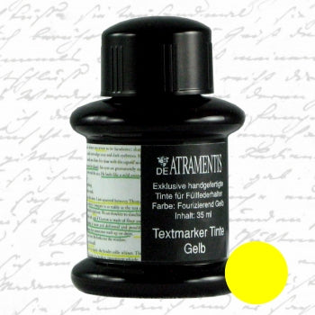 DE ATRAMENTIS Fountain Pen Ink 35mL - Highlighter Yellow