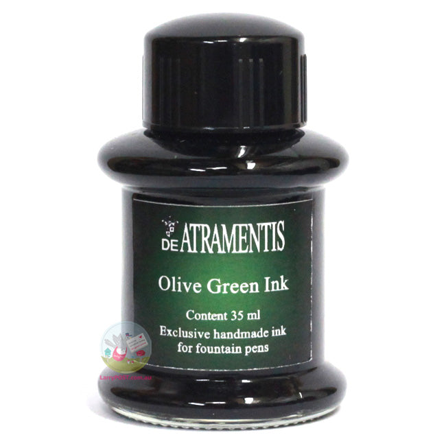 DE ATRAMENTIS Fountain Pen Ink 35mL - Olive Green