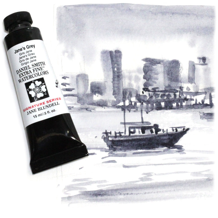 DANIEL SMITH Watercolour - 15mL - Jane's Grey (PB29,PBr7)