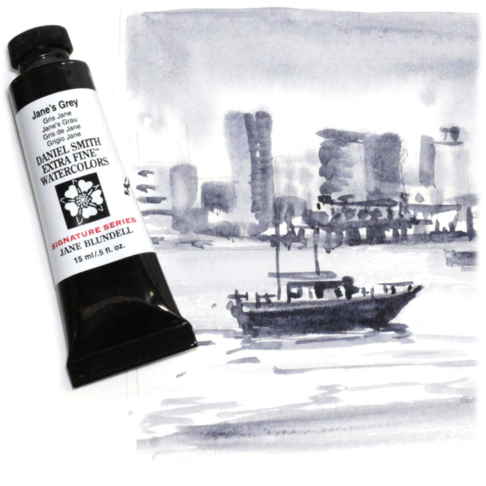 DANIEL SMITH Watercolour - 15mL - Jane's Grey (PB29,PBr7)
