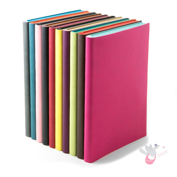 DAYCRAFT Signature Notebook Soft Cover - Grid/Squared (A5) - Purple