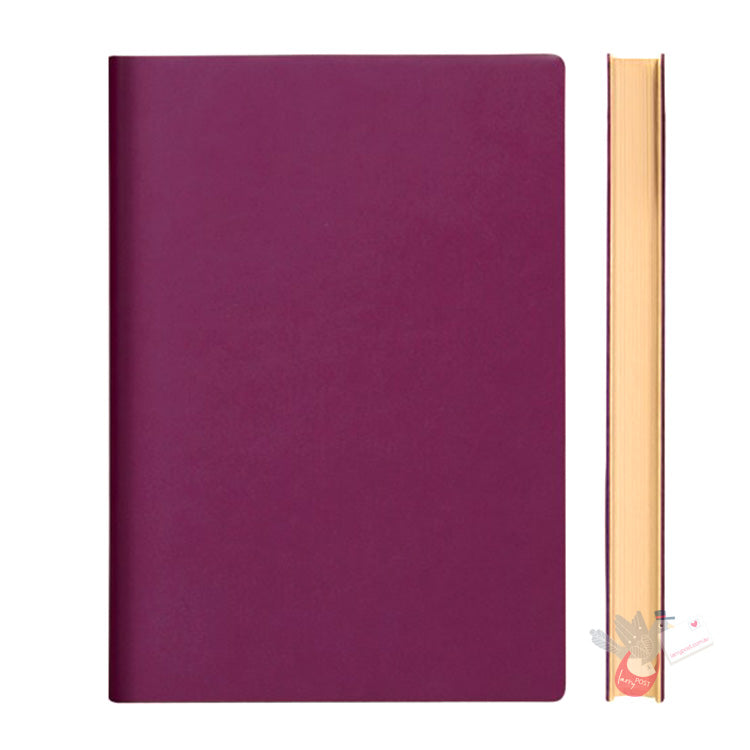 DAYCRAFT Signature Notebook Soft Cover - Grid/Squared (A5) - Purple