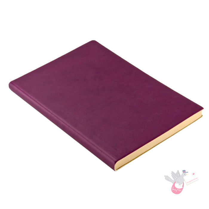 DAYCRAFT Signature Notebook Soft Cover - Grid/Squared (A5) - Purple