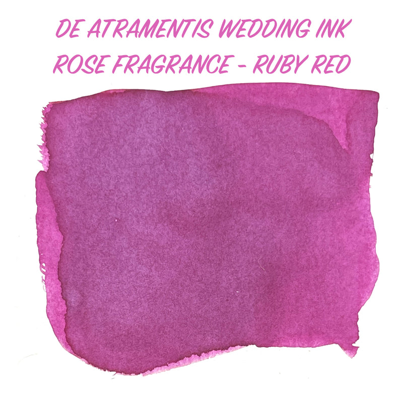 DE ATRAMENTIS Fountain Pen Ink 45mL - Wedding - Rose Fragrance - Ruby Red Colour