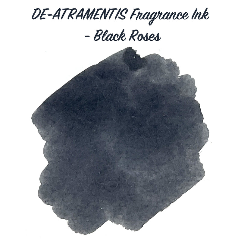 DE ATRAMENTIS Fountain Pen Ink 45mL - Black Roses Fragrance  - Dark Grey Colour