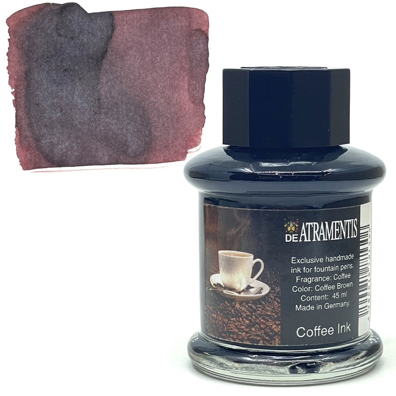 DE ATRAMENTIS Fountain Pen Ink 45mL - Coffee Fragrance  - Brown Colour