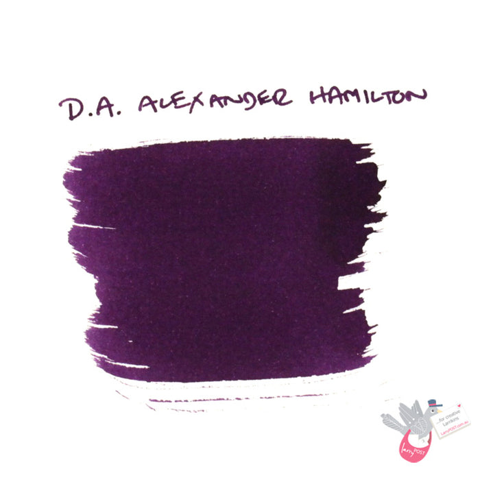 DE ATRAMENTIS Fountain Pen Ink 35mL - Alexander Hamilton - Aubergine (dark purple)