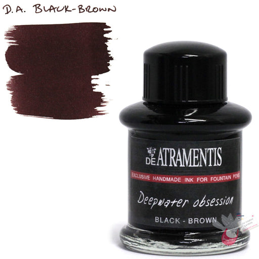 DE ATRAMENTIS Deepwater Obsession Fountain Pen Ink 35mL - Black Brown