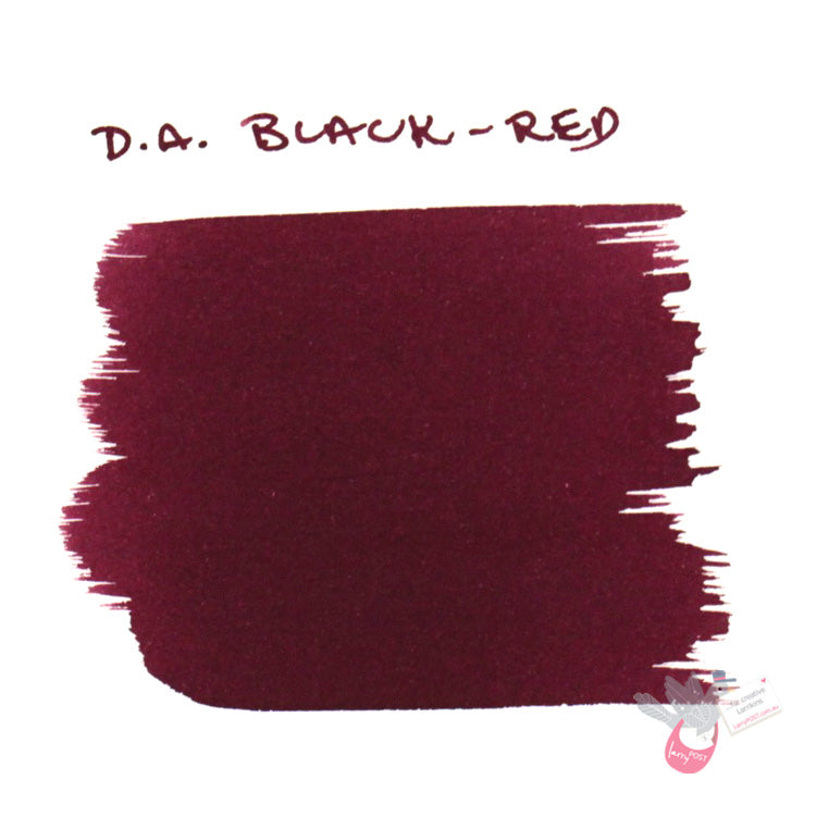 DE ATRAMENTIS Deepwater Obsession Fountain Pen Ink 35mL - Black Red