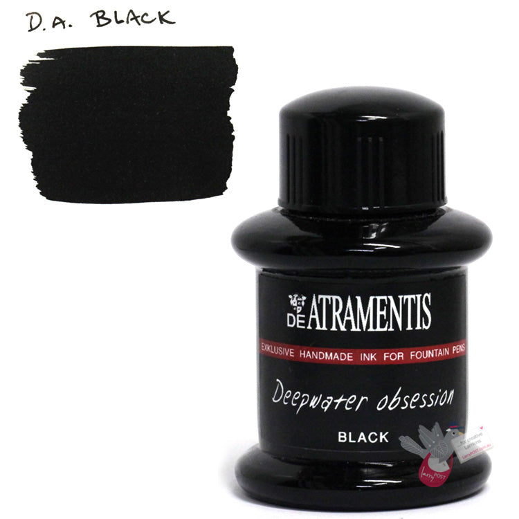DE ATRAMENTIS Deepwater Obsession Fountain Pen Ink 35mL - Black
