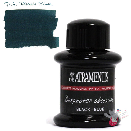 DE ATRAMENTIS Deepwater Obsession Fountain Pen Ink 35mL - Black Blue