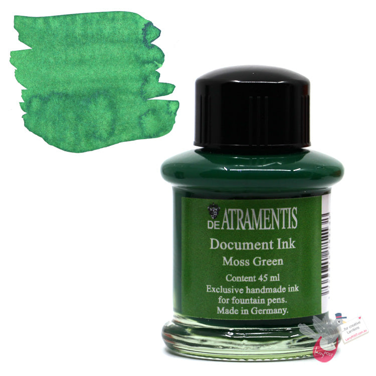 DE ATRAMENTIS Moss Green Document Ink | LarryPOST