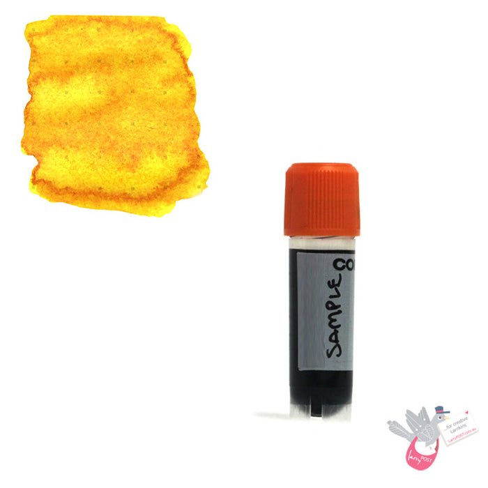 DE ATRAMENTIS Permanent Document Ink - 5mL SAMPLE - Orange