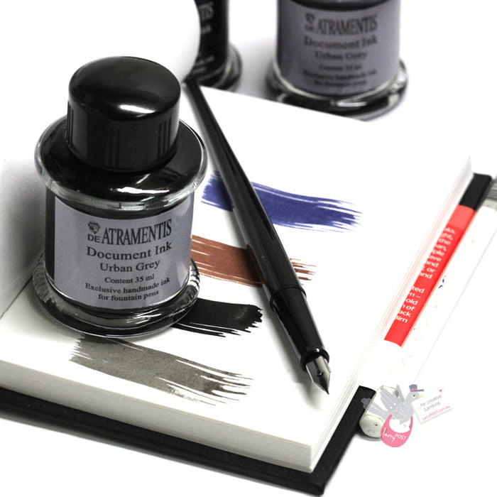 DE ATRAMENTIS Permanent Document Ink 45mL - Urban Grey (LarryPOST Edition)