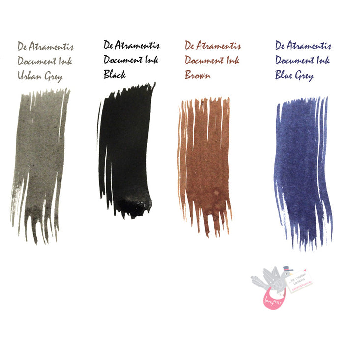 DE ATRAMENTIS Permanent Document Ink 45mL - Urban Grey (LarryPOST Edition)