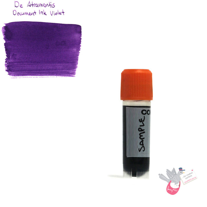 DE ATRAMENTIS Permanent Archive Ink - Violet - 2mL SAMPLE
