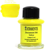 DE ATRAMENTIS Permanent Document Ink 35mL - Yellow