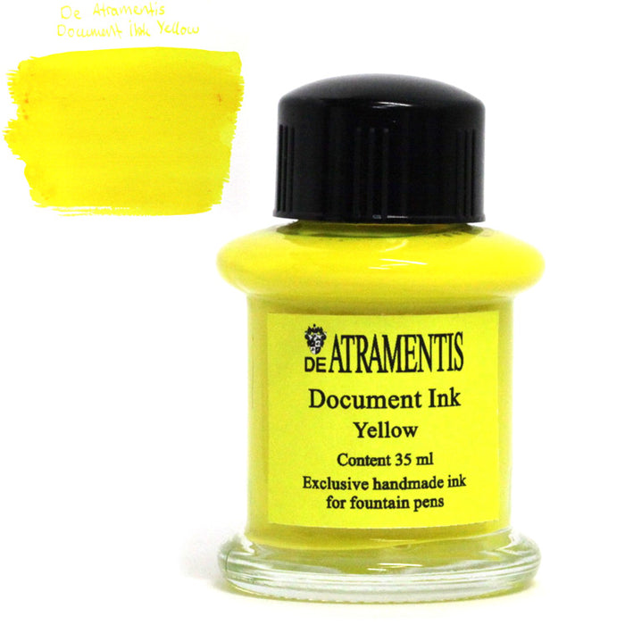 DE ATRAMENTIS Permanent Document Ink 35mL - Yellow