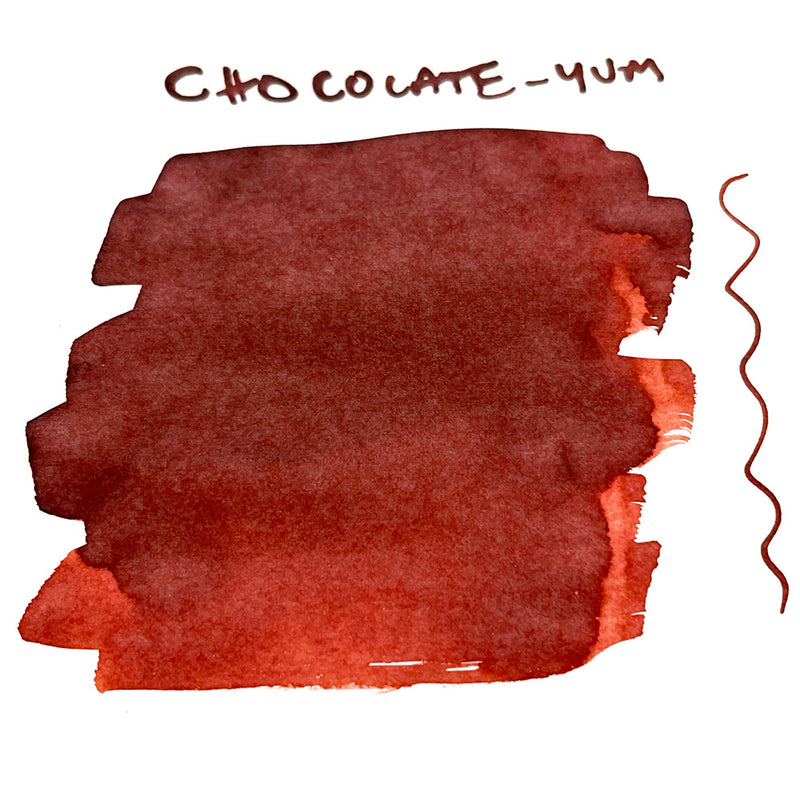 DE ATRAMENTIS Fountain Pen Ink 45mL - Chocolate Fragrance  - Brown Colour