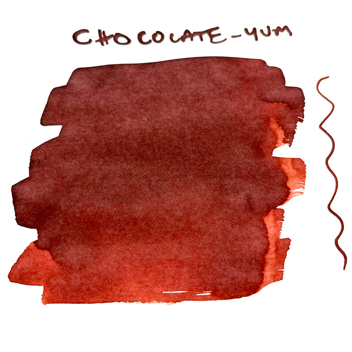 DE ATRAMENTIS Fountain Pen Ink 45mL - Chocolate Fragrance  - Brown Colour