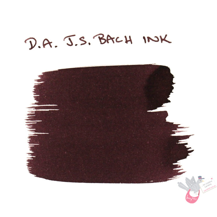 DE ATRAMENTIS Fountain Pen Ink 35mL - Johann Sebastian Bach  - Ebony