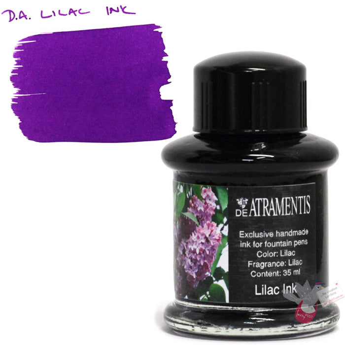 DE ATRAMENTIS Fountain Pen Ink 35mL - Lilac Fragrance - Lilac Colour 
