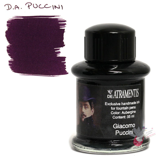 DE ATRAMENTIS Fountain Pen Ink 35mL - Giacomo Puccini - Aubergine