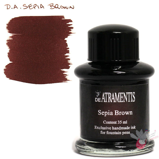 DE ATRAMENTIS Fountain Pen Ink 35mL - Sepia Brown