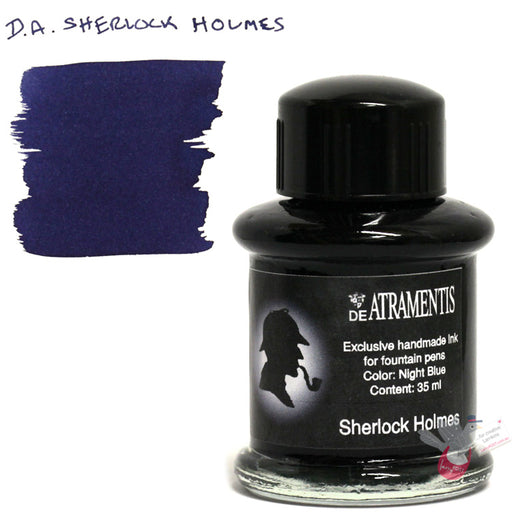 DE ATRAMENTIS Fountain Pen Ink 35mL - Sherlock Holmes - Night Blue