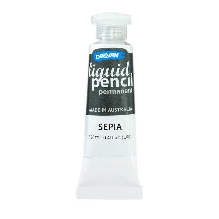 DERIVAN Liquid Pencil (Permanent) - 40mL - Sepia 