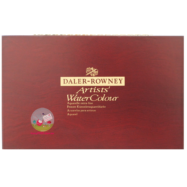DALER-ROWNEY Artist's Quality Watercolour Pan Wooden Box Set