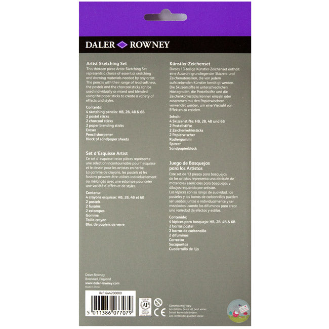 DALER-ROWNEY Simply Artist Sketching Set