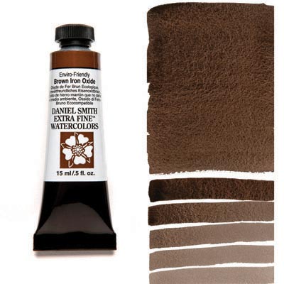 DANIEL SMITH Watercolour - 15mL - Enviro Brown Iron Oxide (PBr6)