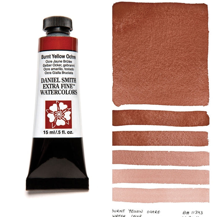 DANIEL SMITH Watercolour - 15mL - Burnt Yellow Ochre